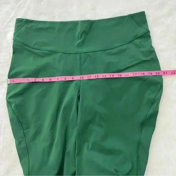 Lululemon Base Pace High Rise Crop 23”Brushed Nulux Everglade Green. Siz… - Picture 10 of 13
